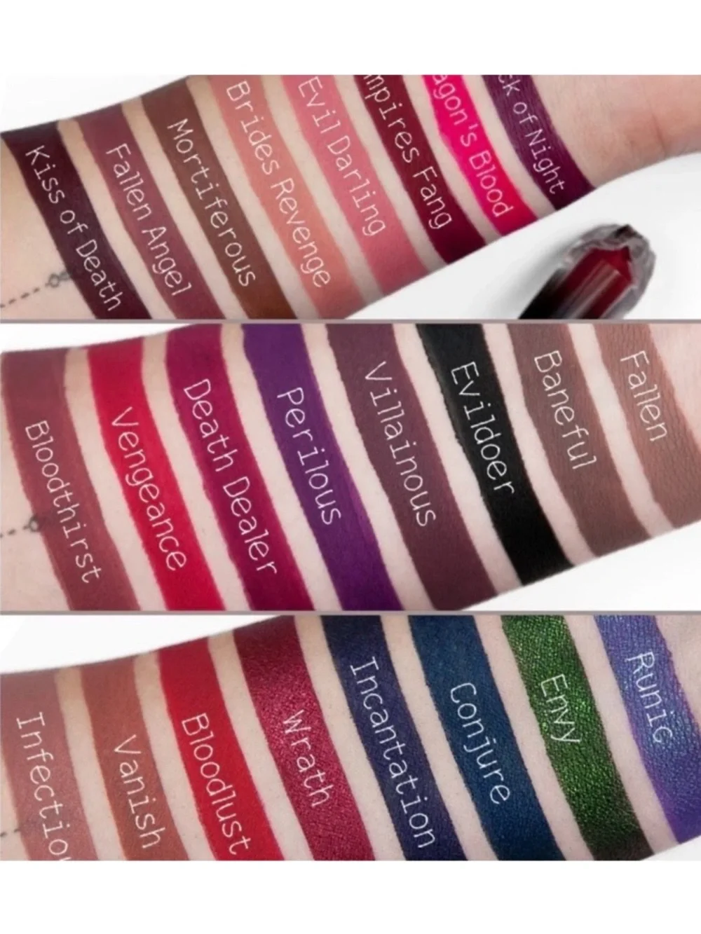 3/$12 LA Splash Cosmetics Death Dealer Soft Matte Liquid Lipstick
